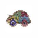 Ver imagem 1 de Brinquedo Educativo Quebra Cabeça Infantil Fusca Fusquinha