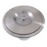 Lixeira Embutir 3 Litros Inox + Dosador Metal Suporte Inox - 4