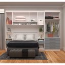 Ver imagem 2 de Guarda Roupa Dormitório Modulado Alpes Casal 1,38 m - Roupeiro Luciane M02:Azul