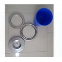 Ver imagem 3 de Lixeira Embutir 3 L + Dosador Suporte Inox + Suporte Bucha