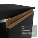 Ver imagem 5 de Armário Aéreo Pieta 70cm 1 Porta MDP Basculante Preto Madesa