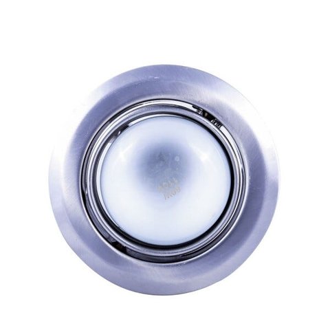 Spot Embutido Dirigível E-27 60W (Com Lâmpada Spot 127V. Escovado
