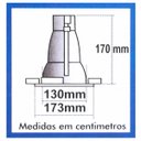 Ver imagem 3 de Refletor De Embutir Vertical Sem Vidro