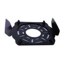 Ver imagem 3 de Luminária Mini Elite 27cm com Aletas E-27 1 Lâmpada Eletr. Preta