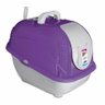 Caixa de Areia para Gatos Fechada WC CAT Cor Roxo - Violeta escuro - 1