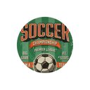 Ver imagem 1 de Conjunto com 6 Pratos de Sobremesa Football D Futebol Ø21cm Alleanza Cerâmica Revendedor Autorizado.