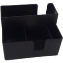 Ver imagem 4 de Kit 4 Porta Sachês Guardanapos Açúcar Organizadores Bancada Preto