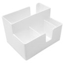 Ver imagem 6 de Kit 4 Porta Sachês Guardanapos Açúcar Organizadores Bancada Branco