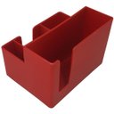 Ver imagem 7 de Kit 4 Porta Sachês Guardanapos Açúcar Organizadores Bancada Vermelho