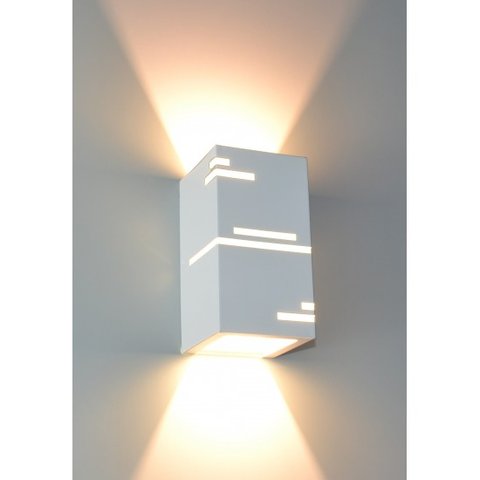 Arandela 6215 Alumínio Branco para lâmpada Halopim ou LED