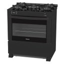 Ver imagem 3 de Fogao 5 Bocas Venax Delplus Vitreo Preto Fosco Gas Glp