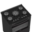 Ver imagem 4 de Fogao 5 Bocas Venax Delplus Vitreo Preto Fosco Gas Glp