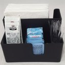 Ver mais imagens de Kit 10 Suportes Sachê Porta Guardanapos Açúcar Organizadores Preto