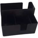 Ver imagem 2 de Kit 15 Portas Sachês Guardanapos Açúcar Organizador Multiuso Bancada Preto
