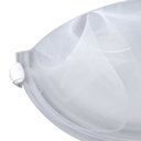 Ver imagem 2 de Arandela Murano Vidro 25cm 1 Lâmpada E-27 Max 60w Branco Garra Branca