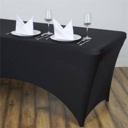 Capa Spandex para Mesa 1,83m X 75cm Preta - 3