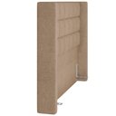 Ver imagem 7 de Kit Cabeceira Cama Box Paris 140cm com Puff Recamier Itália P05 Bouclê Bege