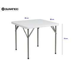 Mesa Quadrada com Pés Dobráveis 86cm Duratec - 6