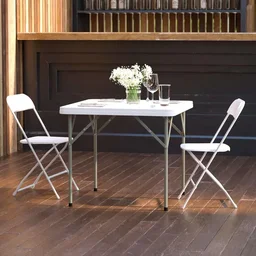 Mesa Quadrada com Pés Dobráveis 86cm Duratec - 3