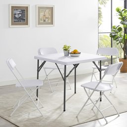 Mesa Quadrada com Pés Dobráveis 86cm Duratec - 2