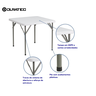 Mesa Quadrada com Pés Dobráveis 86cm Duratec - 5