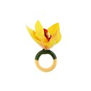 Ver imagem 1 de Porta Guardanapo em Silicone Orquídea Cimbidio Amarela Mameg