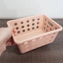 Ver imagem 5 de 4 Cestos Organizadores Caixas Organizadoras Pequena para Guardar Rosa