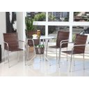 Ver imagem 1 de Conjunto de Mesa com Balde de Gelo, Móveis de Alumínio e Fibra Sintética - Sarah Móveis