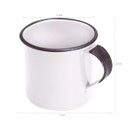 Ver imagem 2 de Jogo 6 Canecas Xícaras De 70ml Chá Café Esmaltadas Cozinha Branca