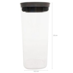 Pote Com Vedação Hermética Em Silicone 1,5l Pote De Plástico Chumbo - 2