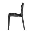 Ver imagem 4 de Kit 2 Cadeiras de Jantar Gruvyer Design em Polipropileno - Preto