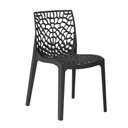 Ver imagem 2 de Kit 2 Cadeiras de Jantar Gruvyer Design em Polipropileno - Preto