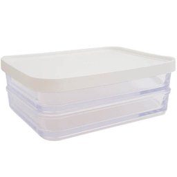 Pote Para Frios Pote Mantimentos Com Tampa Duplo Vedação Para Cozinha Branco - 6