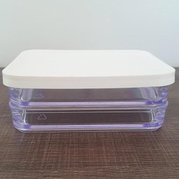 Pote Para Frios Pote Mantimentos Com Tampa Duplo Vedação Para Cozinha Branco - 7