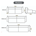 Ver imagem 2 de Sofá Luxo Stilo Retrátil Reclinável e com Chaise Fixa Pillow de 15cm e Almofadas Decorativas e Braço