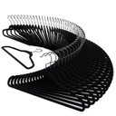 Ver imagem 1 de Kit 100 Cabides Premium Veludo Rrister Adulto Slim Antideslizante para Closet Organizado