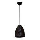 Ver imagem 1 de Lustre Pendente De Junco Modelo Sino - Cor Tabaco - Ideal Para Chácara / Sitio