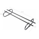 Ver imagem 2 de Kit 4 Suportes Organizador Armário Porta Taças Cromado 35cm