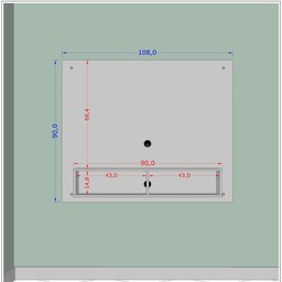 Painel Viena Nogal 2076095 Tv 43 Sala Bechara - 3 Painel Viena Nogal 2076095 Tv 43 Sala Bechara - 3