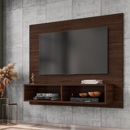 Painel Viena Nogal 2076095 Tv 43 Sala Bechara - 2 Painel Viena Nogal 2076095 Tv 43 Sala Bechara - 2