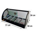 Ver imagem 2 de Estufa Elétrica Quente 5 Bandejas 220v De Alumínio Vidro Preto - EAM05 - Edanca