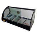 Ver imagem 1 de Estufa Elétrica Quente 5 Bandejas 220v De Alumínio Vidro Preto - EAM05 - Edanca