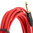 Ver imagem 2 de Cabo P10 para P10 Mono Profissional - Vermelho 2 Metros