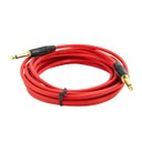 Ver imagem 1 de Cabo P10 para P10 Mono Profissional - Vermelho 2 Metros