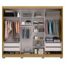 Ver imagem 2 de Roupeiro San Marino 2 Portas de Correr Marrocos Off White Mx Móveis