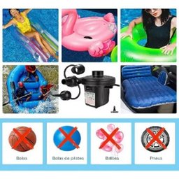 Inflador Bomba Ar Compressor Eletrico Enche Bexiga Infla Desinfla Colchao Bote Inflaveis Casa e - 6