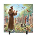 Ver imagem 1 de Azulejo Cristo São Francisco de Assis Católico Jesus 01