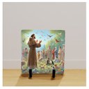 Ver imagem 2 de Azulejo Cristo São Francisco de Assis Católico Jesus 01