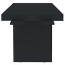 Ver imagem 2 de Mesa de Apoio Lateral para Escritório Tamburato Atria Executiva A02 Preto - Lyam Decor
