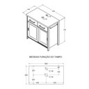 Ver imagem 7 de Gabinete Armário Banheiro Ditália Bn-04 Cinza